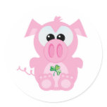 St. Pattys Day Goofkins piggy Stickers
