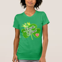 St Patty's Day Irish Girl Tshirts