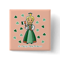 St. Patty's Day Princess Pins
