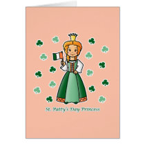 St. Patty's Day Princess cards