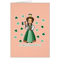 St. Patty's Day Princess cards