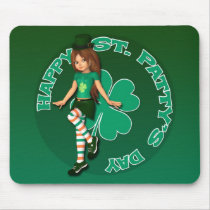 St. Patty's Day Sadie 16 Mousepad mousepads