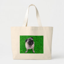 St. Patty's Pug Tote Bags