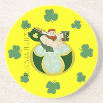 St. Patty's Yellow Pub Coaster coasters