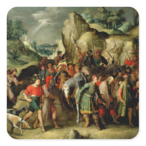 St. Paul Led to Damascus After his Conversion Sticker