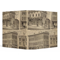 St. Paul, Minneapolis, Minnesota Lithograph Map Binders