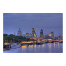 St. Paul's Cathedral and River Thames posters by holtphoto St. Paul's Cathedral and River Thames posters
