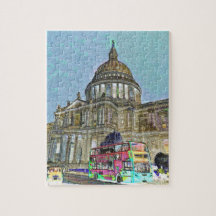 St Paul's Cathedral London Art Jigsaw Puzzles