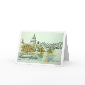 St.Pauls from Tate Modern card