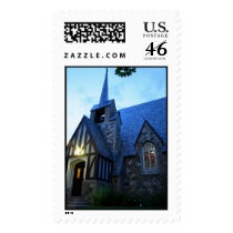 St. Paul's in the Evening postage by StPaulsSLC St. Paul's in the Evening postage