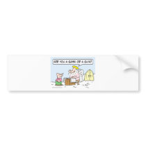 St. Peter ask guy if he's Sunni or Shi'a. bumper stickers