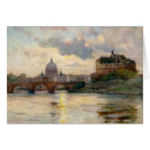 St Peter’s Basilica & Saint Angelo’s Castle Greeting Cards
