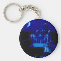 St. Peter's Basilica with moon Keychains