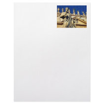St Peter's Square Rome Letterhead Design