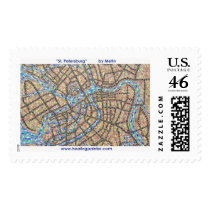 St. Petersburg  by Metin Postage Stamp