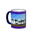 St Petersburg Pier - Day / Night mugs