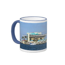 St Petersburg Pier & HMS Bounty mugs