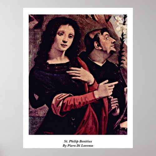 St. Philip Benitius By Piero Di Lorenzo Posters