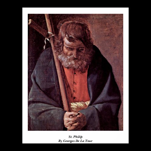 St. Philip By Georges De La Tour Print