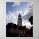 St. Philip's Church steeple, Charleston SC Print
