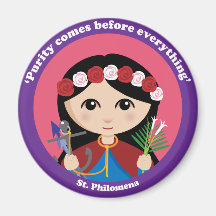 St. Philomena Fridge Magnets
