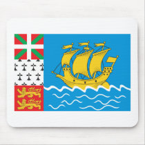St. Pierre Flag Mousepad