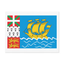 St. Pierre Flag Postcard