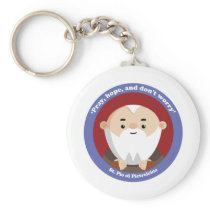 St Pio of Pietrelcina Key Chain