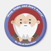 St Pio of Pietrelcina Magnet