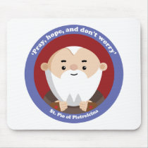 St Pio of Pietrelcina Mouse Pad