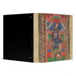 St. Radegund on a throne binders