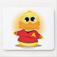 ST Red Shirt Duck mousepad