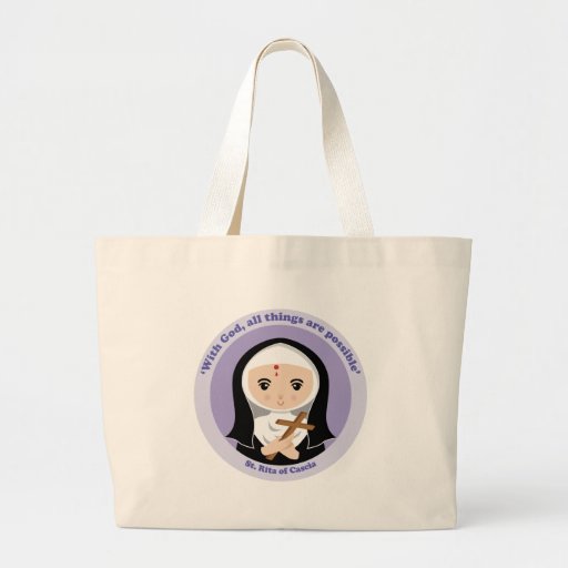 St. Rita of Cascia Canvas Bag