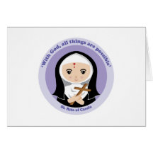 St. Rita of Cascia Greeting Card
