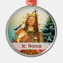 St. Rocco - San Rocco - St. Roch Template Christmas Ornament