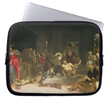 St. Roch Curing the Plague Computer Sleeve