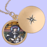 St. Rose of Lima Stained Glass Necklace necklaces