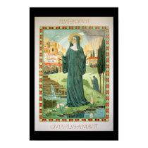 St. Scholastica and Benedict posters