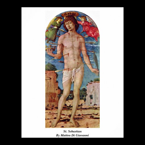 St. Sebastian By Matteo Di Giovanni Posters