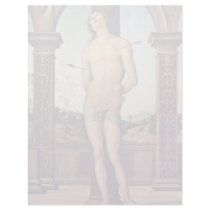 St. Sebastian By Perugino Pietro (Best Quality) Personalized Letterhead