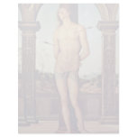 St. Sebastian By Perugino Pietro (Best Quality) Personalized Letterhead