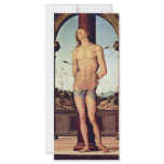 St. Sebastian By Perugino Pietro (Best Quality) Custom Rack Card