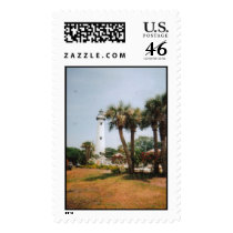 St. Simons Island Lighthouse postage by JohnnaCrider St. Simons Island Lighthouse postage