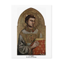 St. Stephen By Giotto Di Bondone Post Cards