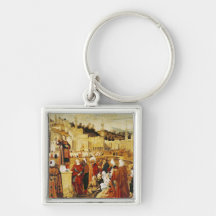 St. Stephen Preaching Key Chains