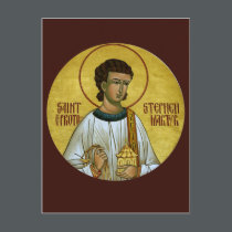 St. Stephen the Protomartyr Prayer Card postcards