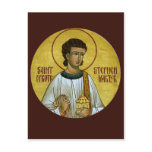 St. Stephen the Protomartyr Prayer Card postcards