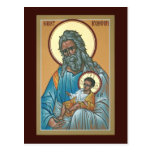 St. Symeon the God Receiver Prayer Card Post Cards
