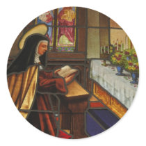 St. Teresa of Avila (2) stickers by jschnepp84 St. Teresa of Avila (2) stickers
