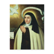 St. Theresa of Avila  1570 Post Card